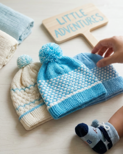 Cozy Knit Woolen Cap for Newborns – Soft Winter Beanie Hat for Baby Boys & Girls